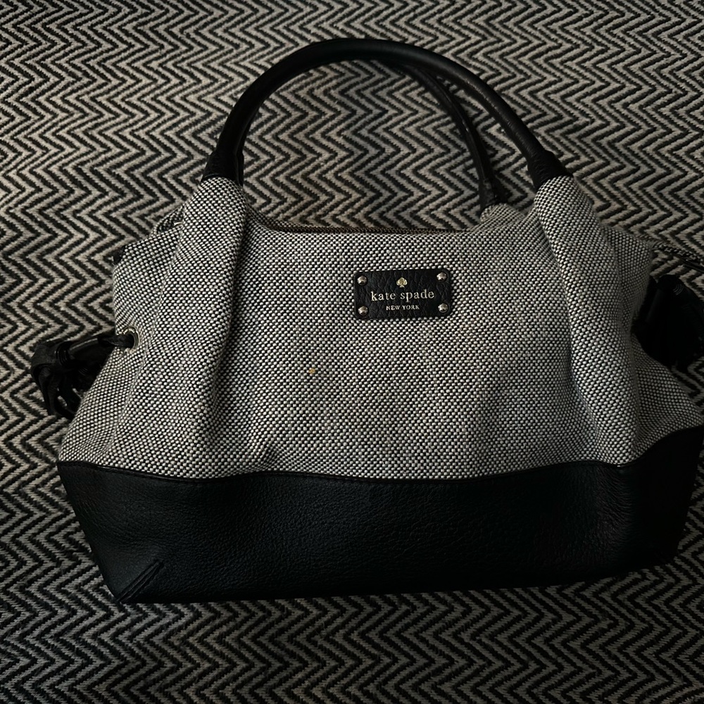 Kate Spade Stevie Black and White Women's Bag